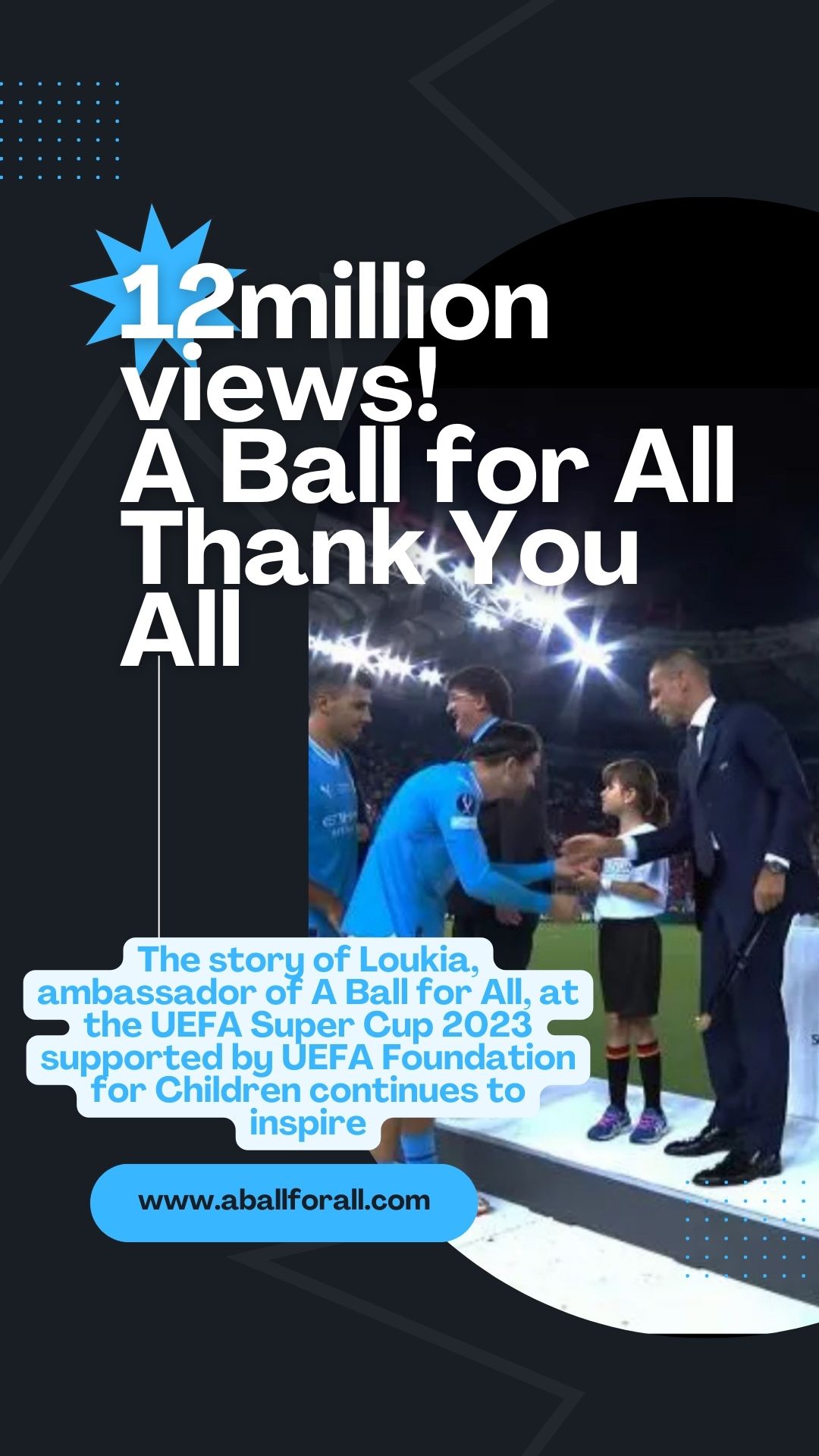 12 milion views for A Ball For All